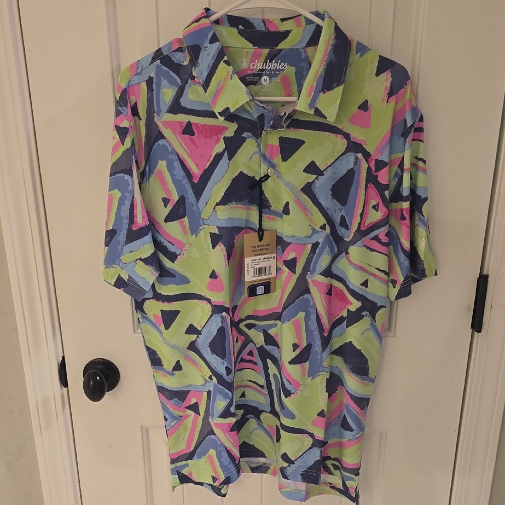 Chubbies Men’s Retro Exploding Nacho Performance Polo